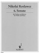 Sonata No. 6 : For Violin and Piano (1940) / First Edition by Marina Lobanowa.