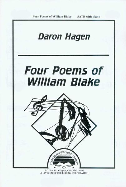 Four Poems Of William Blake : For SATB and Piano.