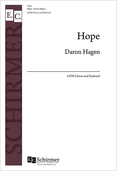 Hope : For SATB and Keyboard.