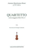 Quartetto In Do Maggiore, Libro IX, N. 3 / edited by Giuseppe Fochesato.