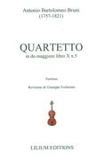 Quartetto In Do Maggiore, Libro X, N. 5 / edited by Giuseppe Fochesato.