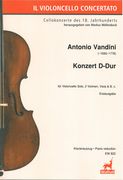 Konzert D-Dur : Für Violoncello Solo, 2 Violinen, Viola und Basso Continuo - Piano reduction.