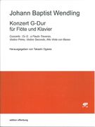 Konzert G-Dur : Für Flöte und Streichorchester - Piano reduction / edited by Takashi Ogawa.