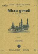 Missa G-Moll : Fr Soli, Chor und Instrumente (1764) / edited by Claudia Lubkoll.