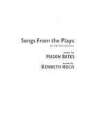 Songs From The Plays : For High Voice and Piano.
