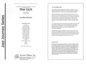 Lick : For Jazz Band - Score Only.