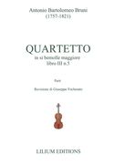 Quartetto In Si Bemolle Maggiore, Libro III, N. 5 / edited by Giuseppe Fochesato.