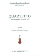 Quartetto In Re Maggiore, Libro IV, N. 5 / edited by Giuseppe Fochesato.