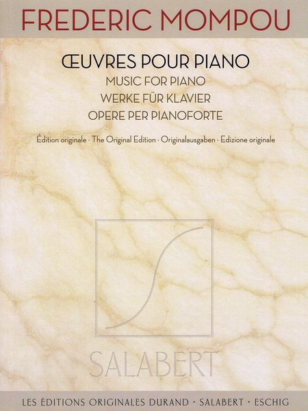 Oeuvres Pour Piano.