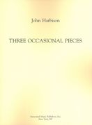 Three Occasional Pieces : For Piano.