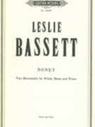 Nonet : Two Movements For Winds, Brass, and Piano.