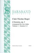 6 Sonatas, Op. 1 : Transposed For 2 Violas - Vol. 1, Sonatas 1-3 / edited by Patrice Connelly.