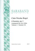 6 Sonatas, Op. 1 : Transposed For 2 Violas - Vol. 2, Sonatas 4-6 / edited by Patrice Connelly.