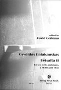 Betsafta 2 : For Solo Cello and Piano, 2 Violins and Viola / edited by David Geringas.