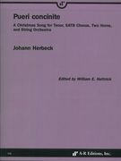 Pueri Concinite : A Christmas Song For Tenor, SATB Chorus, Two Horns, and String Orchestra.