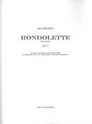 Rondolette : For Piano Quintet (2011).