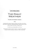 Right Weather : For Piano and Chamber Orchestra (2003).