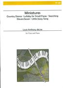 Miniatures : For Flute and Piano.