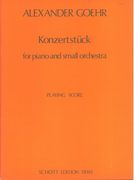Konzertstück, Op. 26 : For Piano and Small Orchestra.