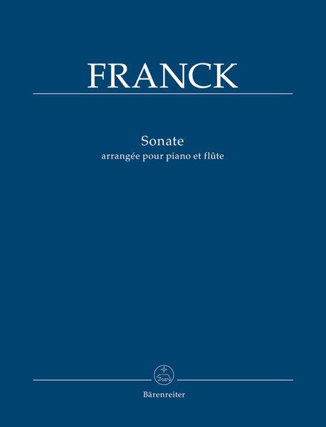 Sonate : Arrangée Pour Piano Et Flute / edited and arranged by Douglas Woodfull-Harris.