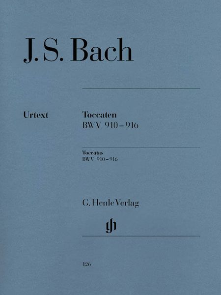Toccatas, BWV 910-916 : For Piano.