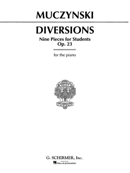 Diversions, Op. 23 : For Piano.