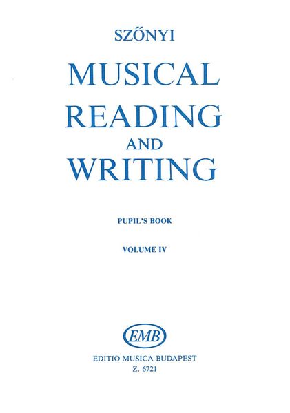 Musical Reading and Writing : Pupil's Book, Vol. 4.