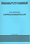 Capriccio Bagateller : For Violin Solo (1990).