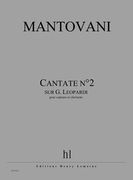 Cantate No. 2 (Sur G. Leopardi) : Pour Soprano Et Clarinette.