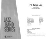 I'll Take Les : For Jazz Band / arranged by Mike Kamuf.