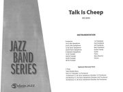 Talk Is Cheep : For Jazz Band.