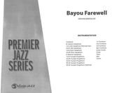 Bayou Farewell : For Jazz Band.