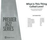 What Is This Thing Called Love? : For Jazz Band / arranged by Aric Schneller.