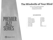 The Windmills of Your Mind : For Jazz Band / arranged by Eric Richards.