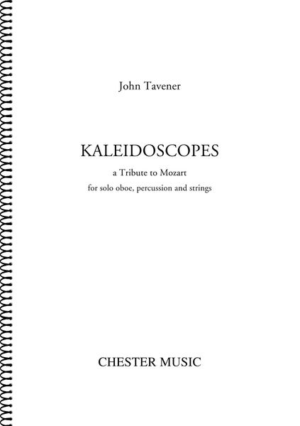 Kaleidoscopes - A Tribute To Mozart : For Solo Oboe, Percussion and Strings.