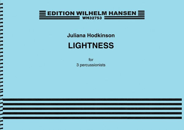 Lightness : For 3 Percussionists Playing Safety Matches and Sandpaper With Amplification (2015).