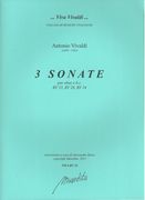 3 Sonate, RV 53, RV 28, RV 34 : Per Oboe E Basso Continuo / edited by Alessandro Bares.