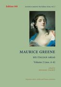 Six Italian Arias, Vol. 2 (Nos. 4-6) : For Soprano, Violin and Continuo / edited by Michael Talbot.