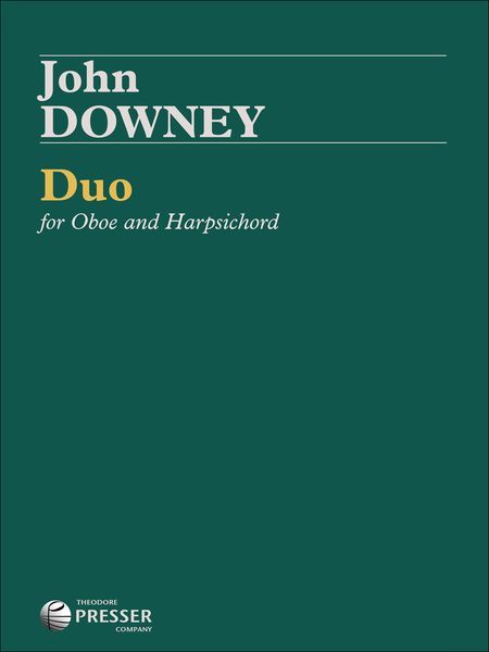 Duo : For Oboe and Harpsichord.