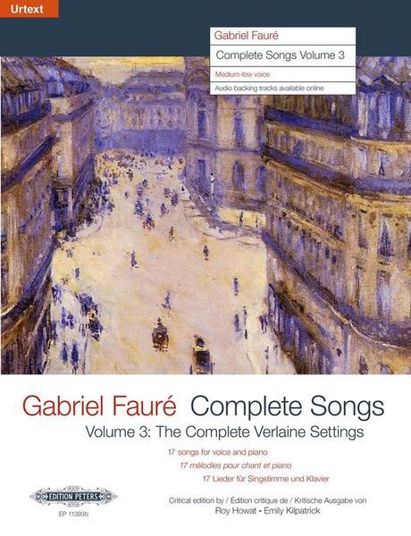 Complete Songs, Vol. 3 - The Complete Verlaine Settings : For Medium Voice.