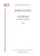 Lycidas : For Soprano and Piano (2014).
