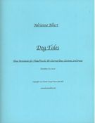Dog Tales : Three Movements For Flute/Piccolo, Clarinet/Bass Clarinet and Piano (2014).
