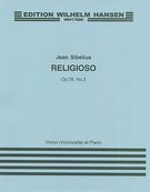 Religioso Op.78, No.3 : For Violin (Or Cello) and Piano.