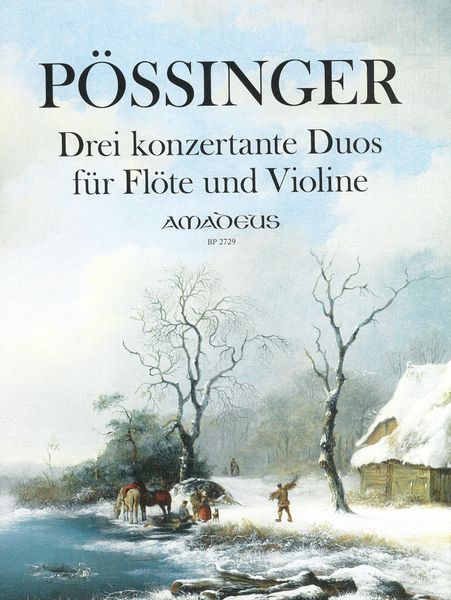 Drei Konzertante Duos : Für Flöte und Violine / edited by Yvonne Morgan.