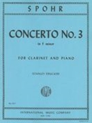 Concerto No. 3 In F Minor : For Clarinet and Piano.