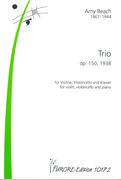 Trio, Op. 150 : For Violin, Violoncello and Piano (1938).