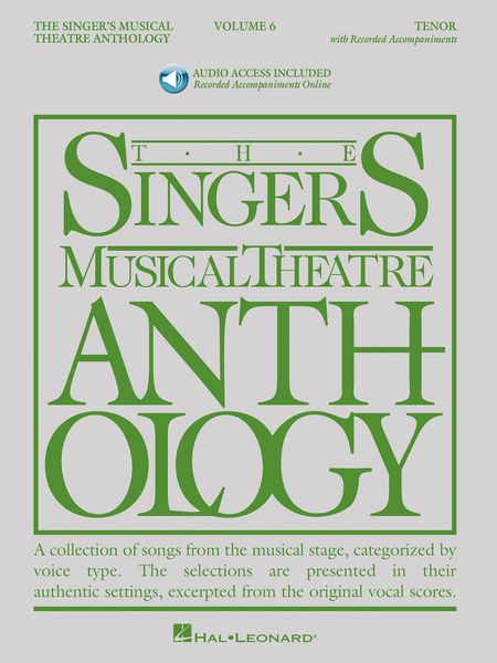 Singer's Musical Theatre Anthology, Vol. 6 : For Tenor.
