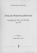 Symphonie Nr. 3, Op. 49 : Für Orchester und Orgel.