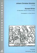 Konzert B-Dur : Für Altblockflöte, Streicher und Basso Continuo / edited by Klaus Hofmann.