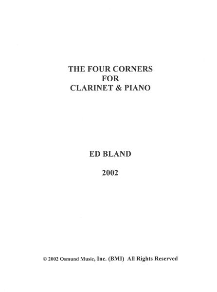 The Four Corners : For Clarinet and Piano (2003).